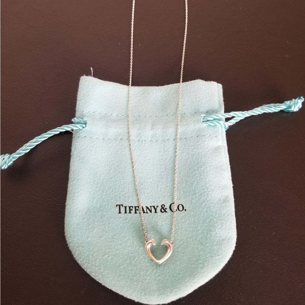 Tiffany & Co. Open Heart Necklace - Picture 4 of 6